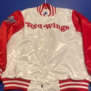 Mens XL Detroit Redwings Starter Jacket